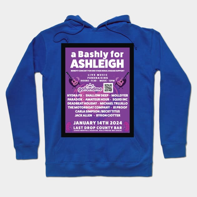 Bashly for Ashleigh 2024 Flyer Hoodie by Kindahuman